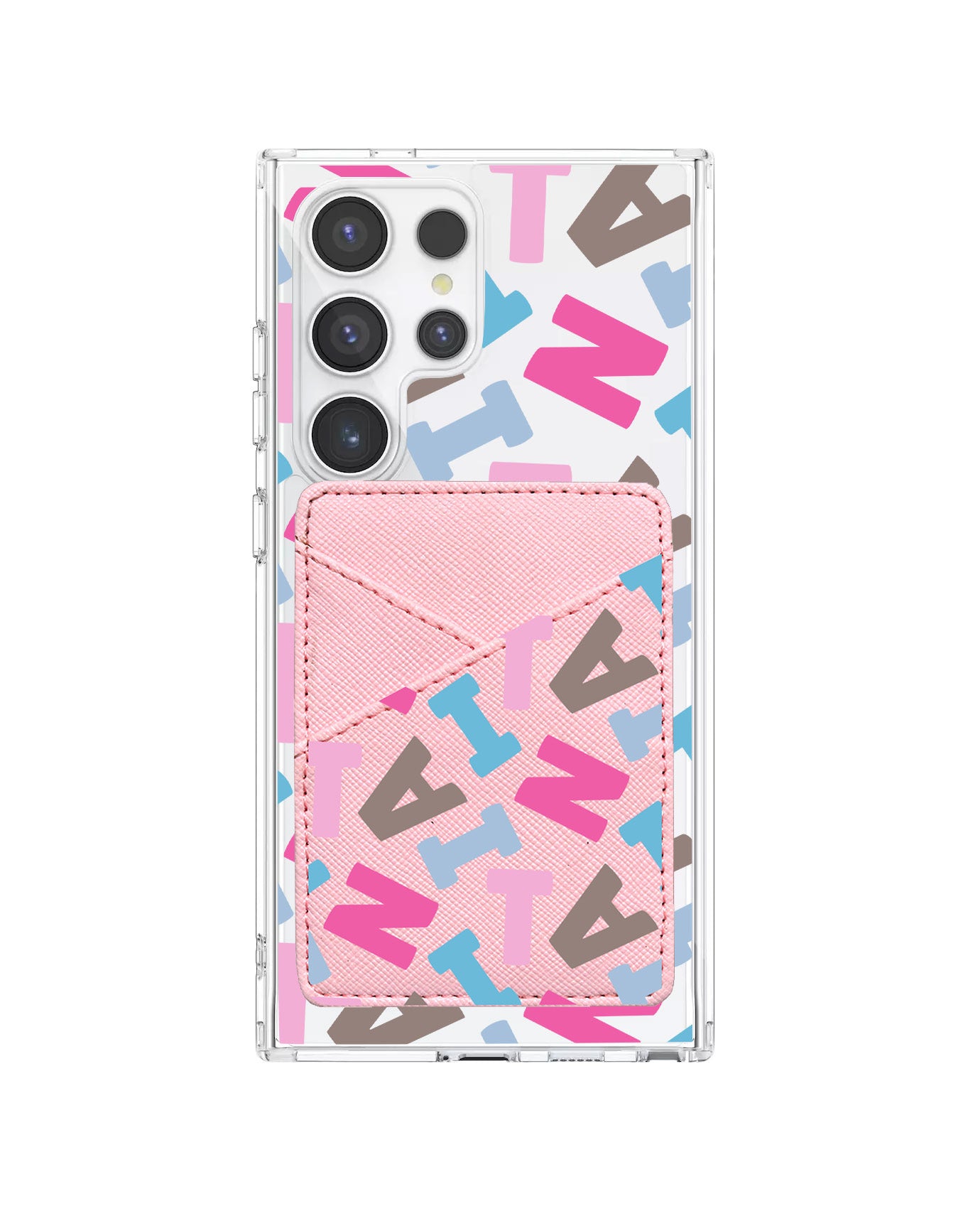 Android Phone Wallet Case - Scattered Monogram 2.0