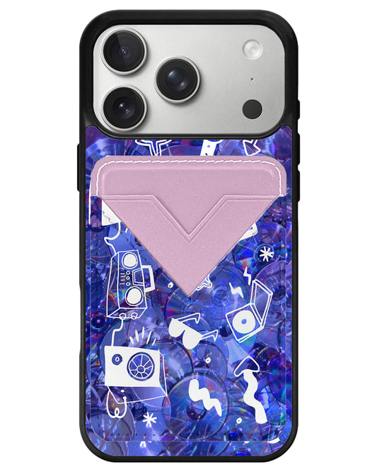 iPhone Avant Wallet Case - Rock N Roll Bling 2.0