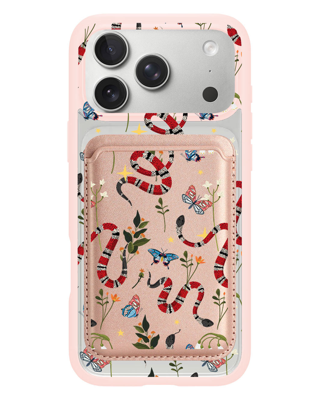 iPhone Magnetic Wallet Case - Serpente