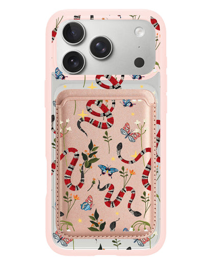 iPhone Magnetic Wallet Case - Serpente