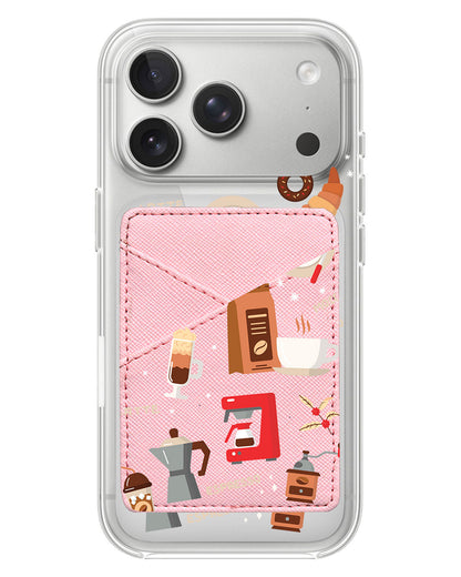 iPhone Phone Wallet Case - Barista