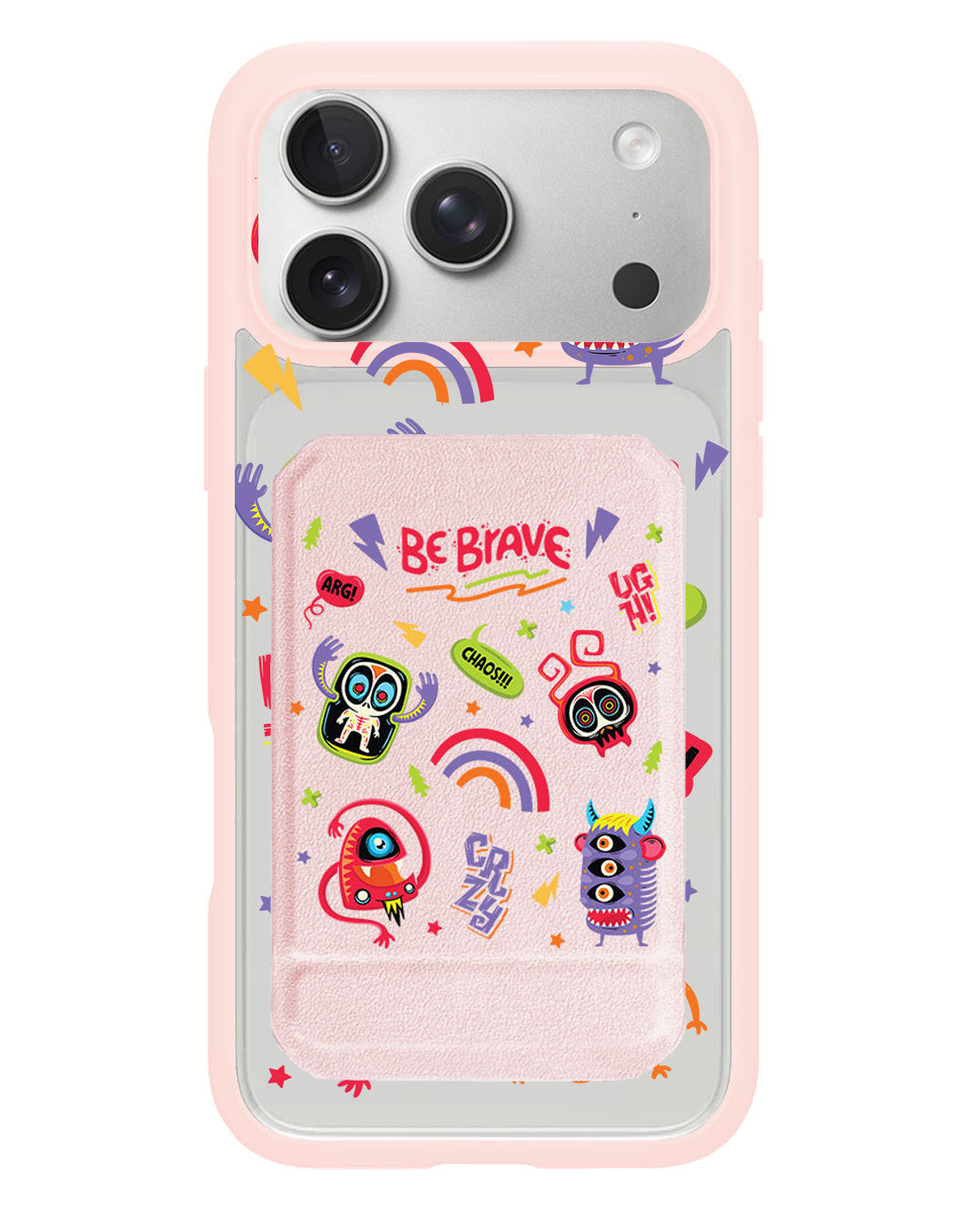 iPhone Magnetic Multifold Wallet - Baby Monster 2