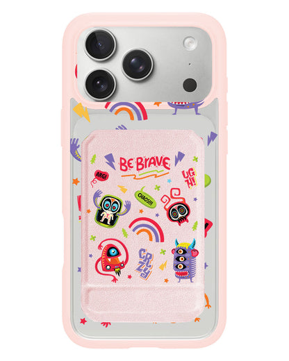 iPhone Magnetic Multifold Wallet - Baby Monster 2