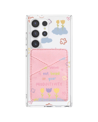 Android Phone Wallet Case - Positive Energy