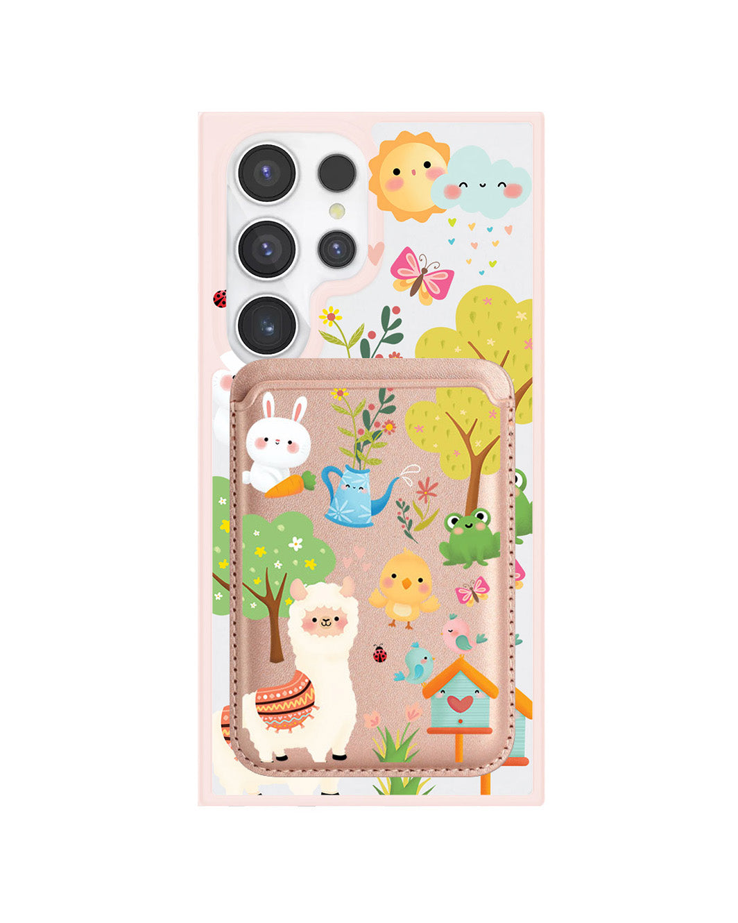 Android Magnetic Wallet Case - Spring