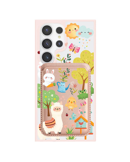 Android Magnetic Wallet Case - Spring