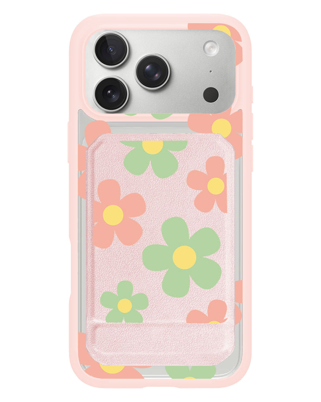 iPhone Magnetic Multifold Wallet - Daisy Spring