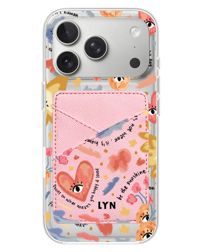 iPhone Phone Wallet Case - Abstract Lovers