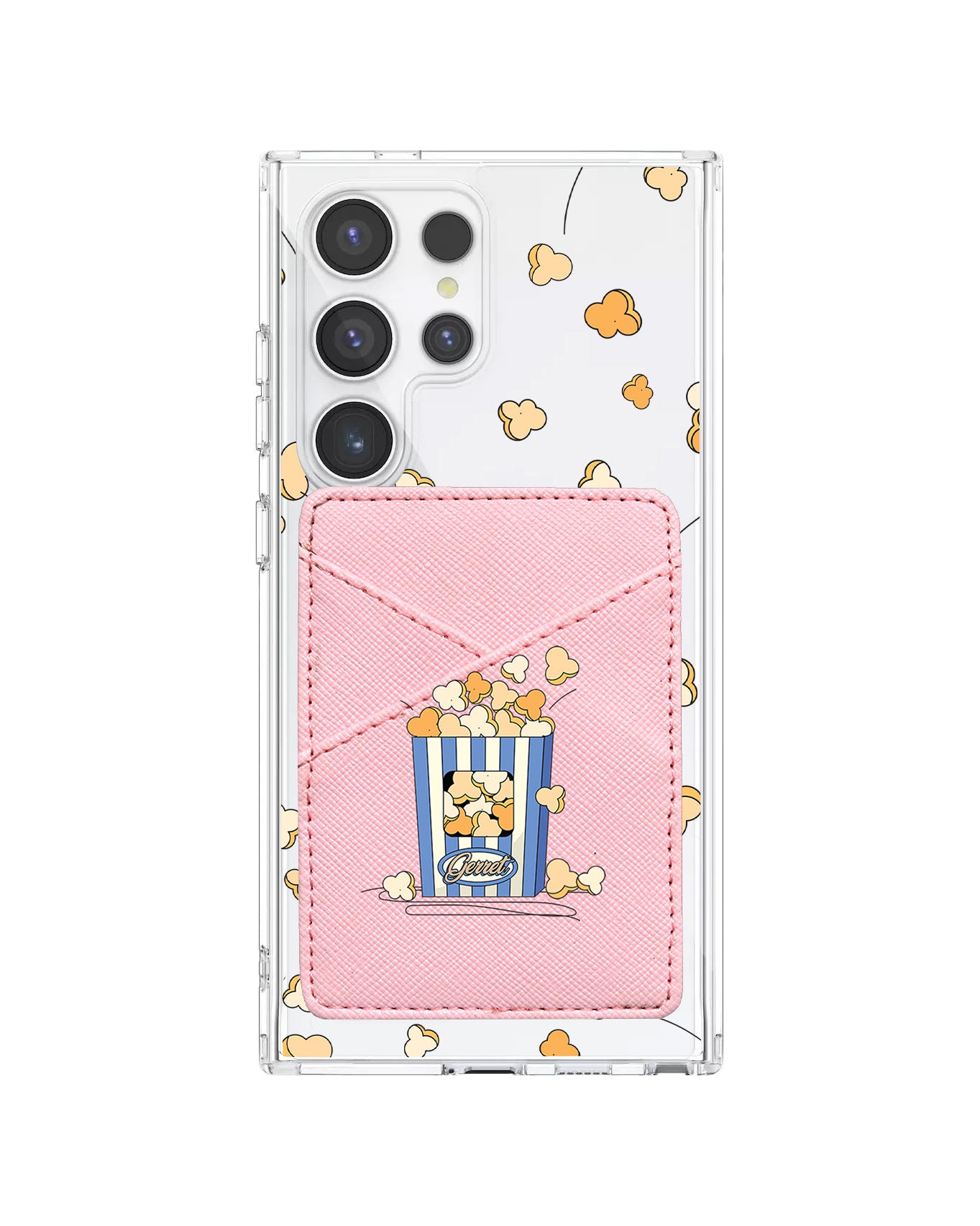 Android Phone Wallet Case - Popcorn