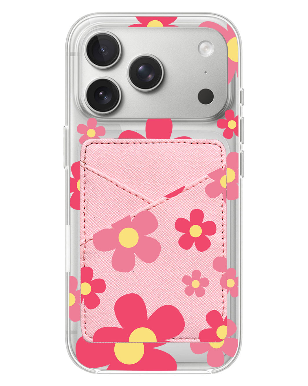 iPhone Phone Wallet Case - Daisy Blush