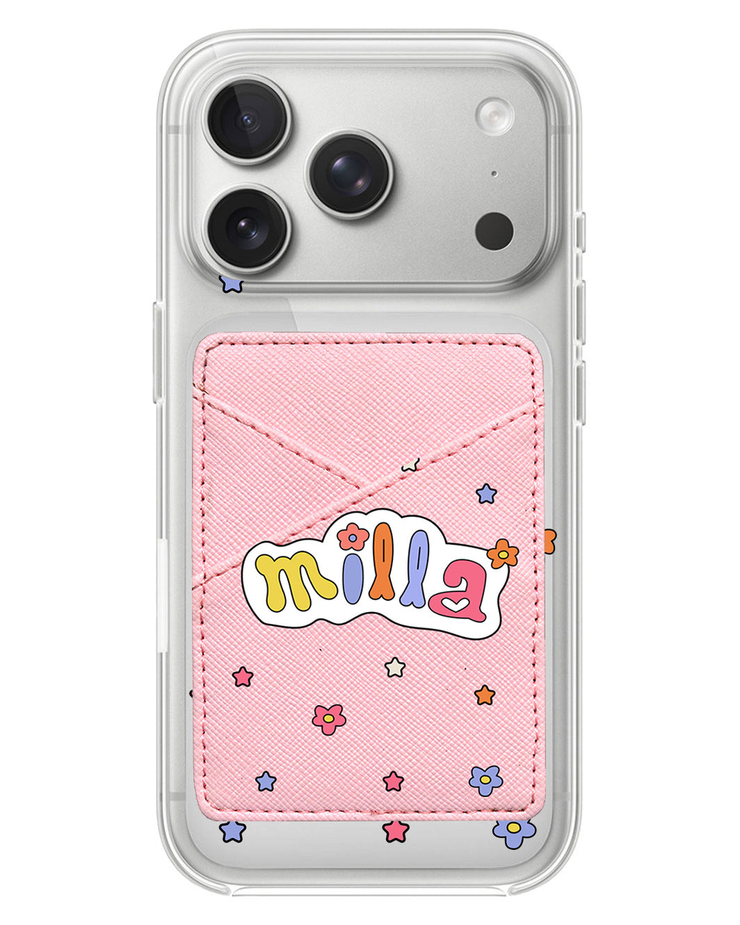 iPhone Phone Wallet Case - Adorable Monogram 5.0