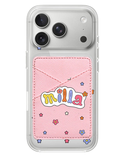 iPhone Phone Wallet Case - Adorable Monogram 5.0