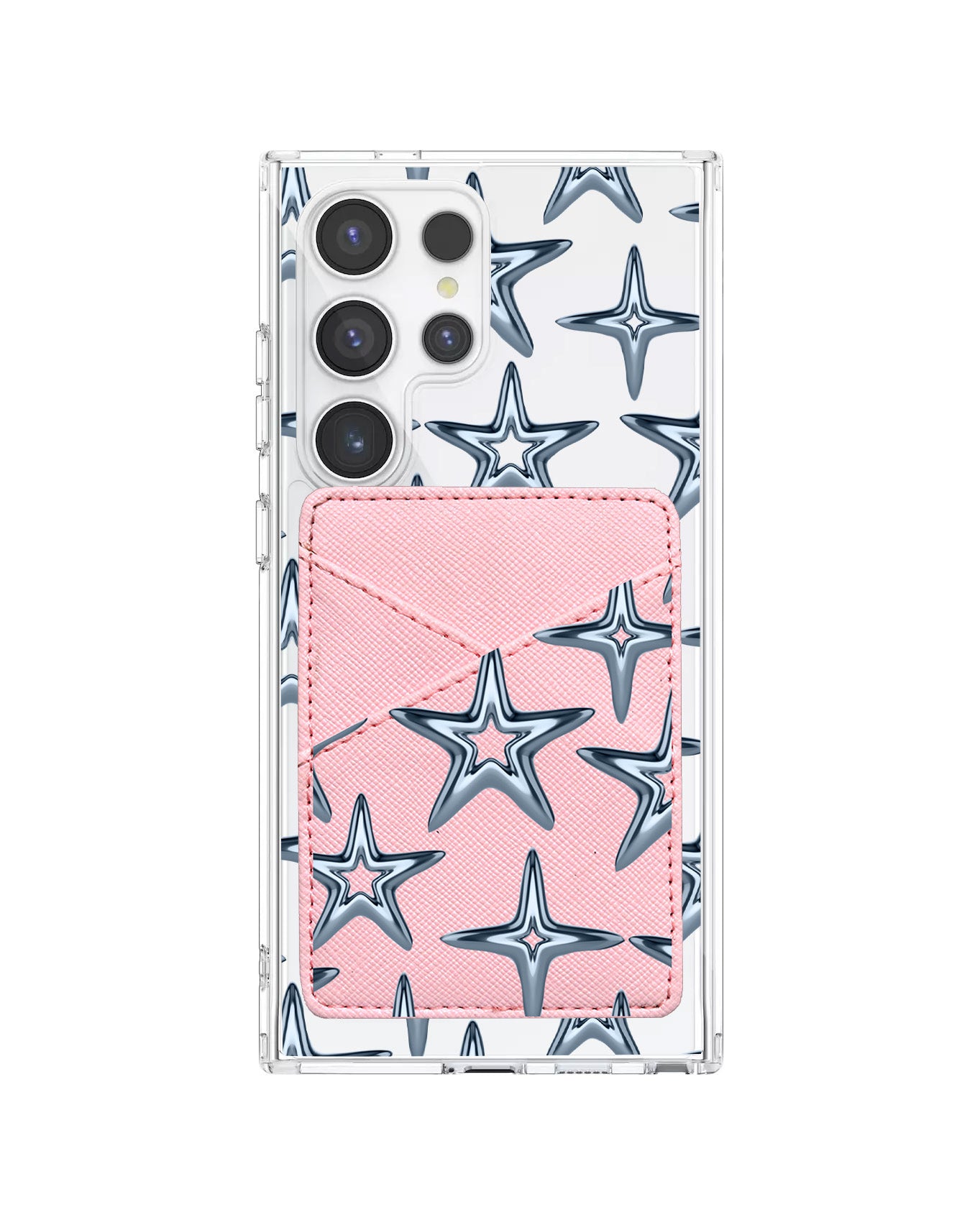 Android Phone Wallet Case - Chrome Star