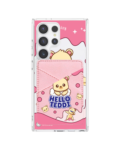 Android Phone Wallet Case - Hello Teddy 2.0