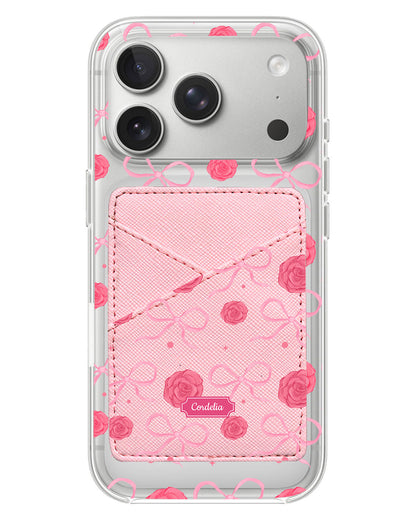 iPhone Phone Wallet Case - Coquette Rose