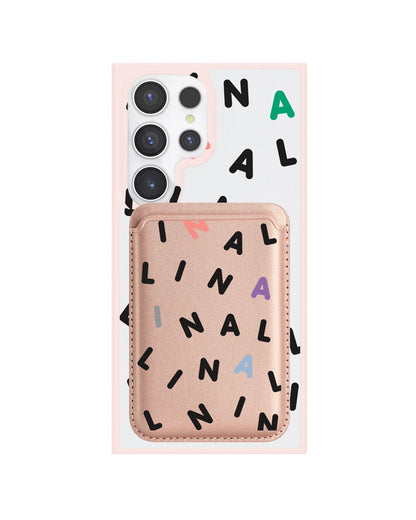 Android Magnetic Wallet Case - Monogram 2.0 Hitam