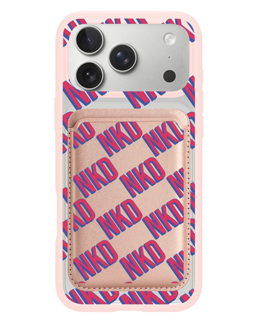 iPhone Magnetic Wallet Case - Diagonal Initial Monogram 2.0