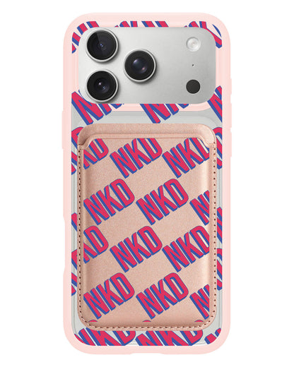iPhone Magnetic Wallet Case - Diagonal Initial Monogram 2.0