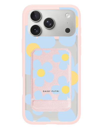 iPhone Magnetic Multifold Wallet - Daisy Garland