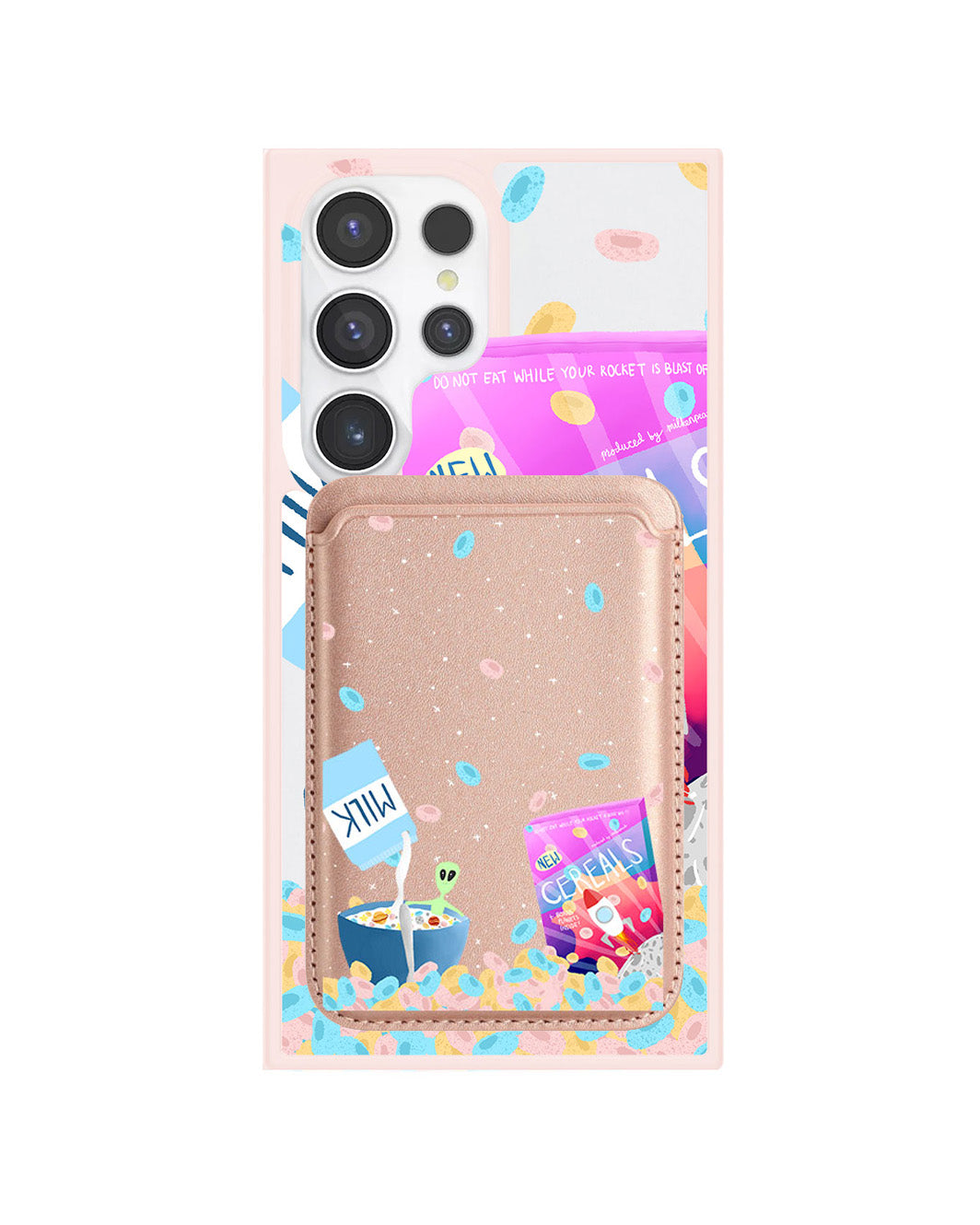 Android Magnetic Wallet Case - Cerealiens