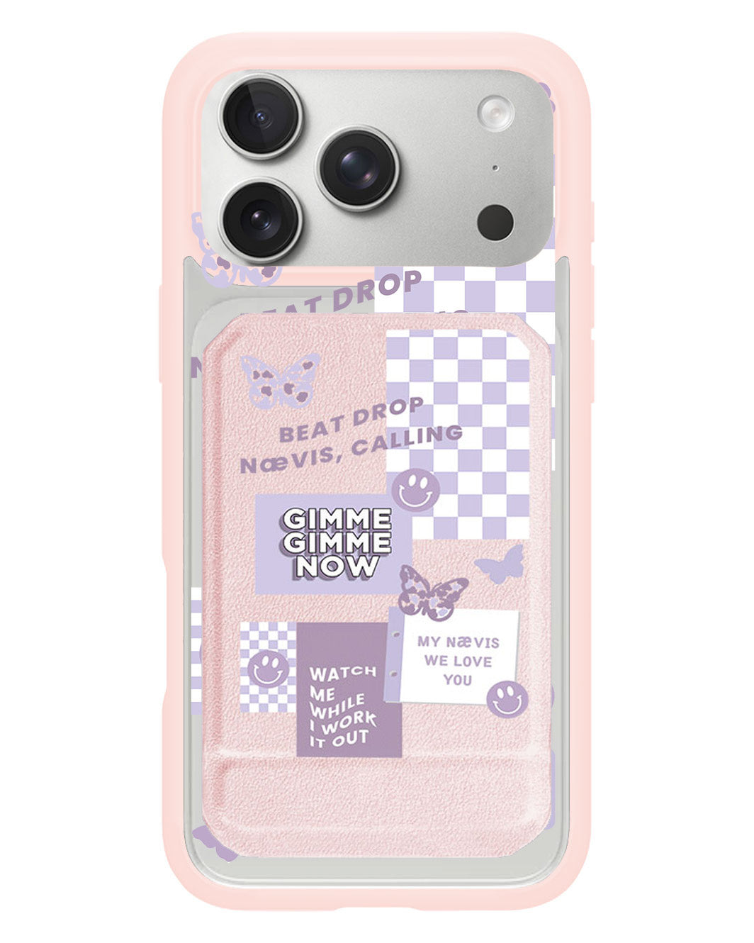 iPhone Magnetic Multifold Wallet - Aespa Sticker Pack