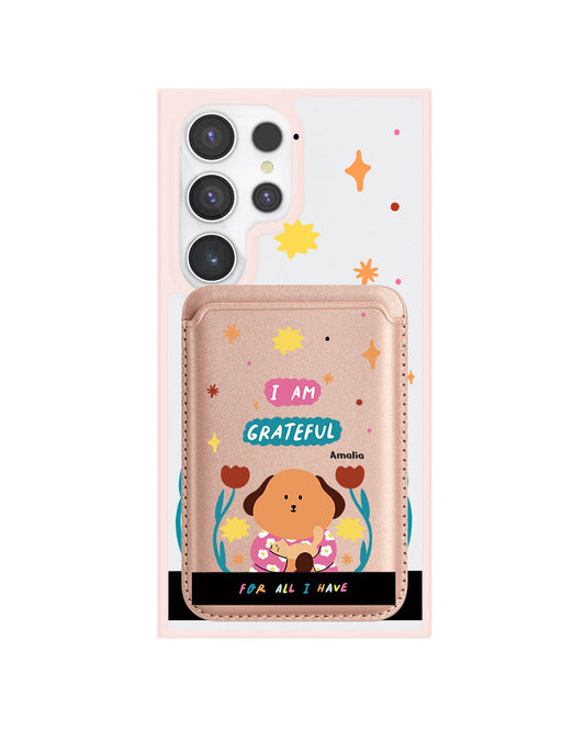 Android Magnetic Wallet Case - Kiku And The Cat