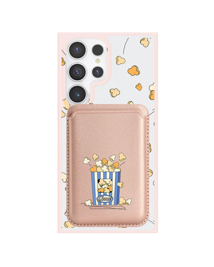 Android Magnetic Wallet Case - Popcorn