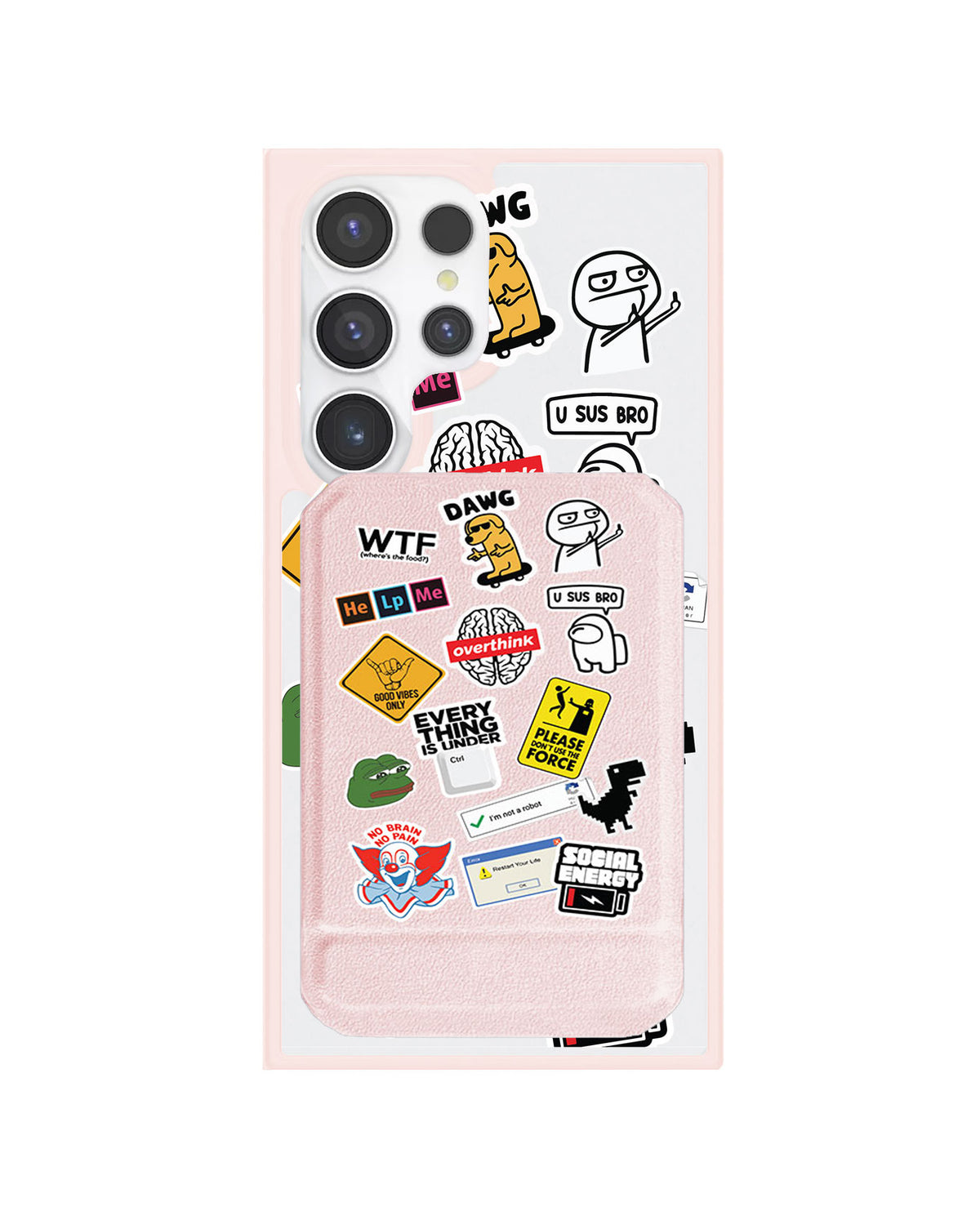 Android Magnetic Multifold Wallet - Brand Parody 2.0