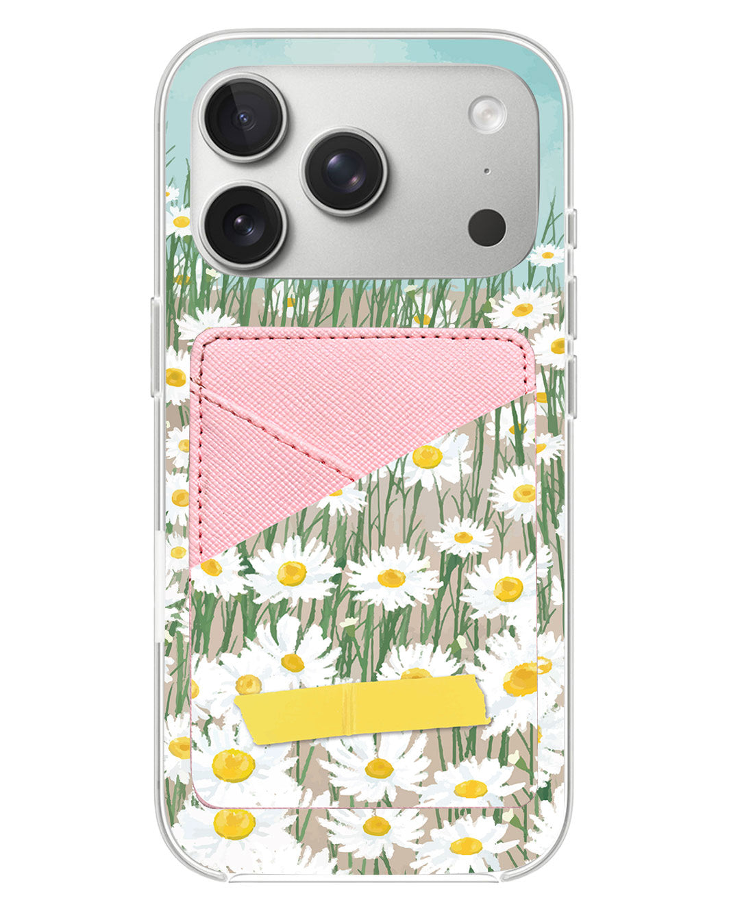 iPhone Phone Wallet Case - Oil Painting Daisy