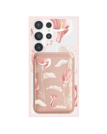 Android Magnetic Wallet Case - Easter Lily