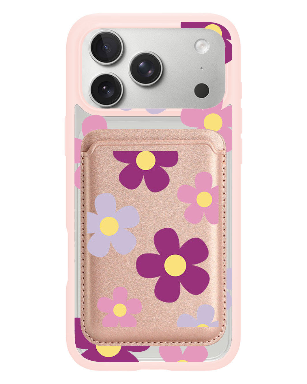 iPhone Magnetic Wallet Case - Daisy Paradise