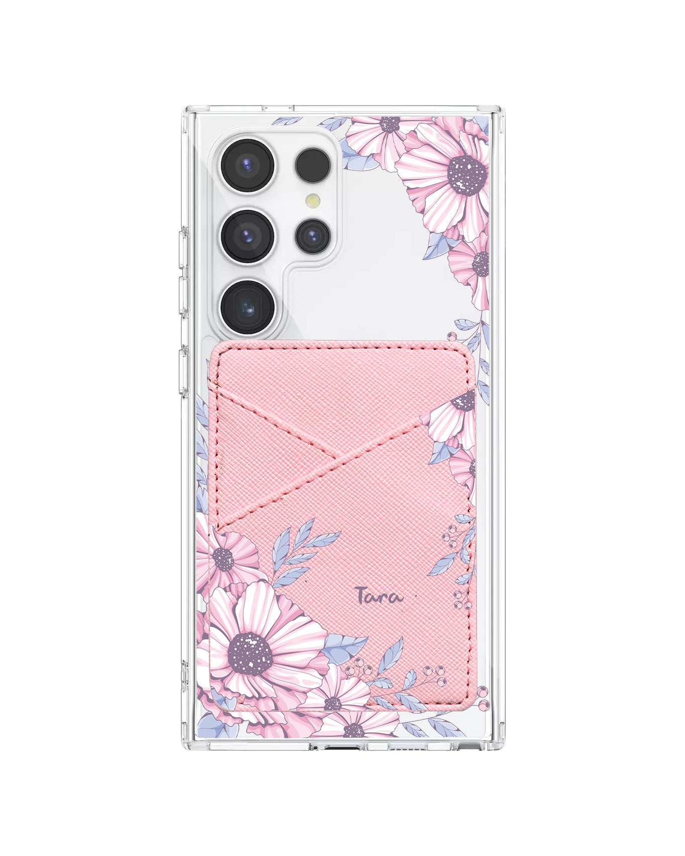 Android Phone Wallet Case - Pink Blossom