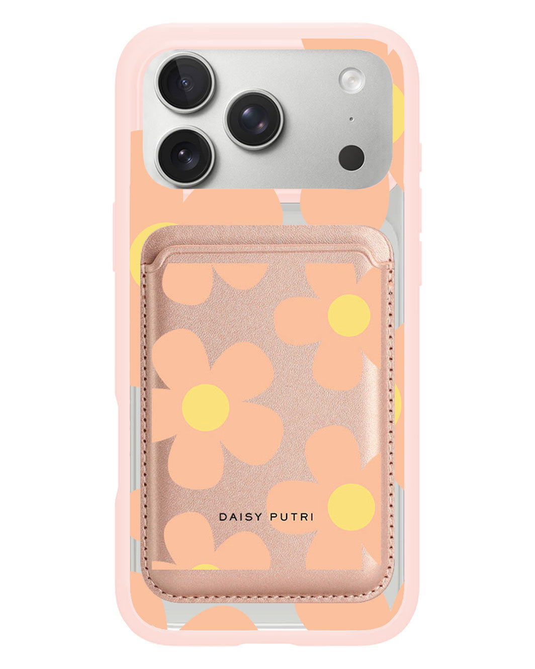 iPhone Magnetic Wallet Case - Daisy Love