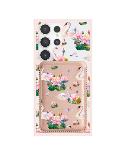 Android Magnetic Wallet Case - Swan
