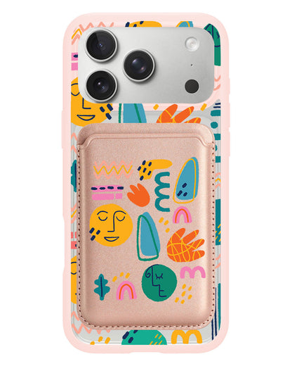iPhone Magnetic Wallet Case - Silent Art