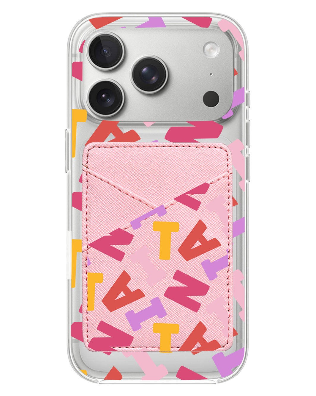 iPhone Phone Wallet Case - Scattered Monogram 1.0