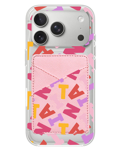 iPhone Phone Wallet Case - Scattered Monogram 1.0