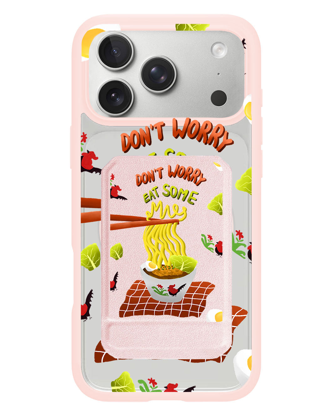 iPhone Magnetic Multifold Wallet - Go eat some mie