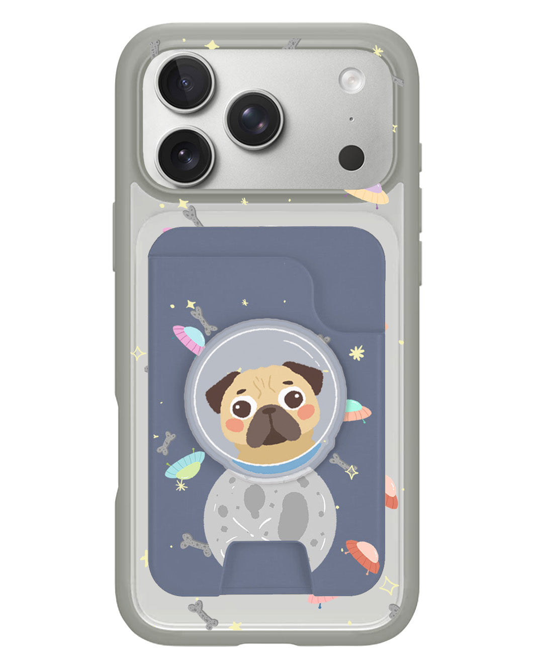 iPhone Magpop Wallet - Pugstronaut