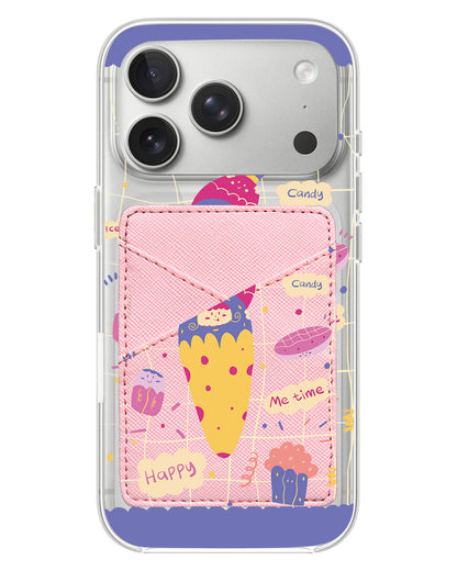 iPhone Phone Wallet Case - Candy Doodle