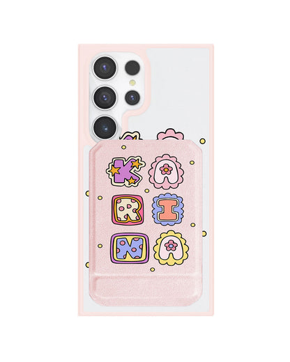 Android Magnetic Multifold Wallet - Adorable Monogram 2.0