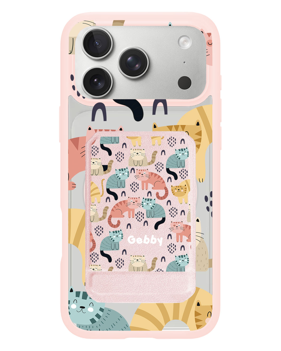 iPhone Magnetic Multifold Wallet - Rainbow Meow 1.0