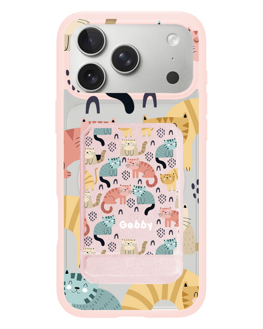 iPhone Magnetic Multifold Wallet - Rainbow Meow 1.0