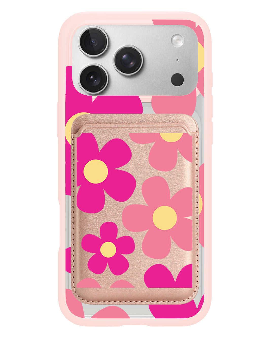 iPhone Magnetic Wallet Case - Daisy Delight