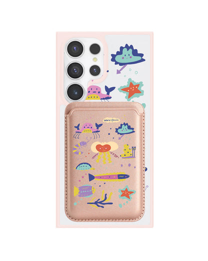 Android Magnetic Wallet Case - Ocean world