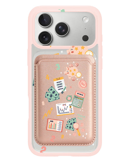 iPhone Magnetic Wallet Case - Finance