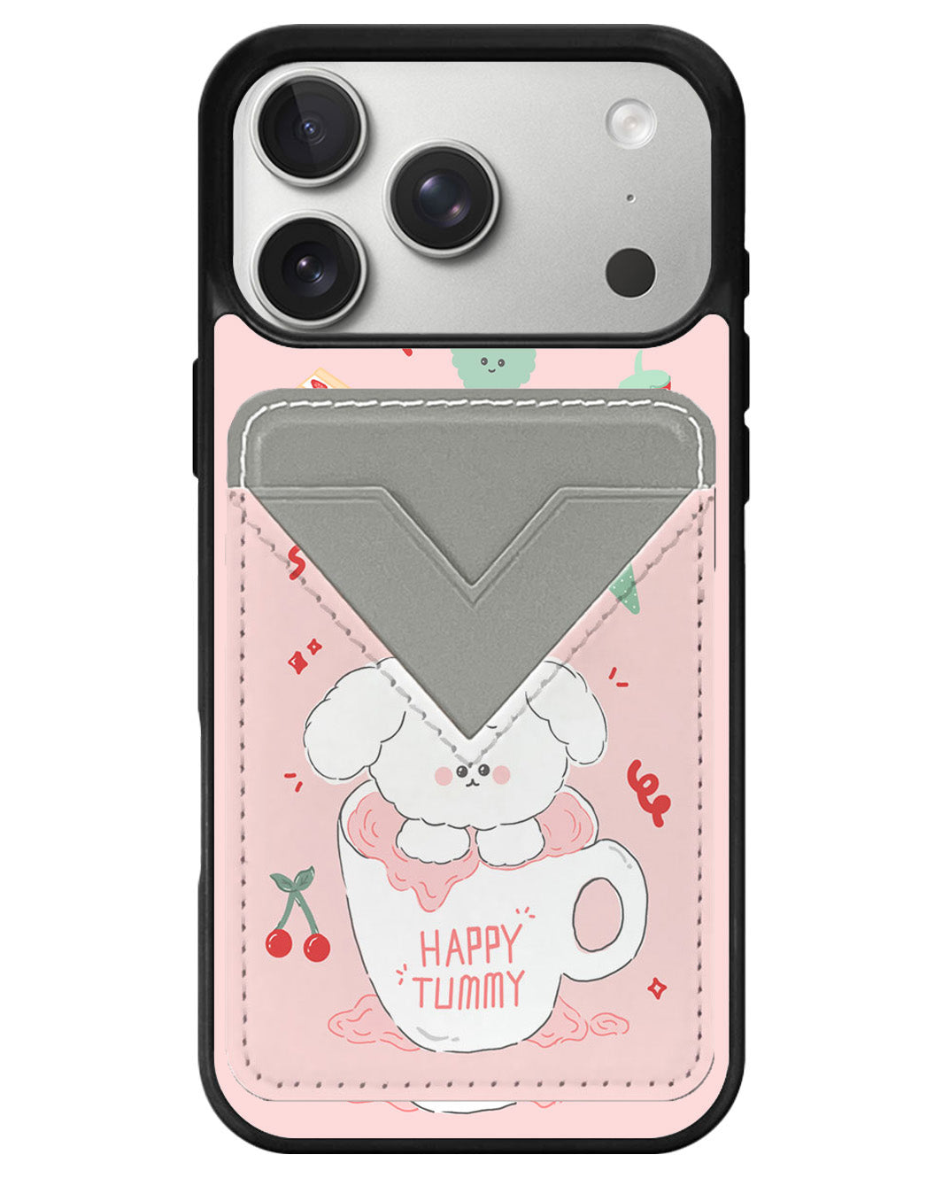 iPhone Avant Wallet Case - Happy Tummy