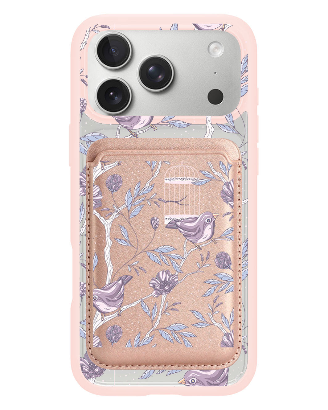 iPhone Magnetic Wallet Case - Lovebird 15.0