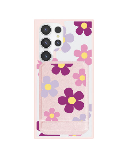 Android Magnetic Multifold Wallet - Daisy Paradise