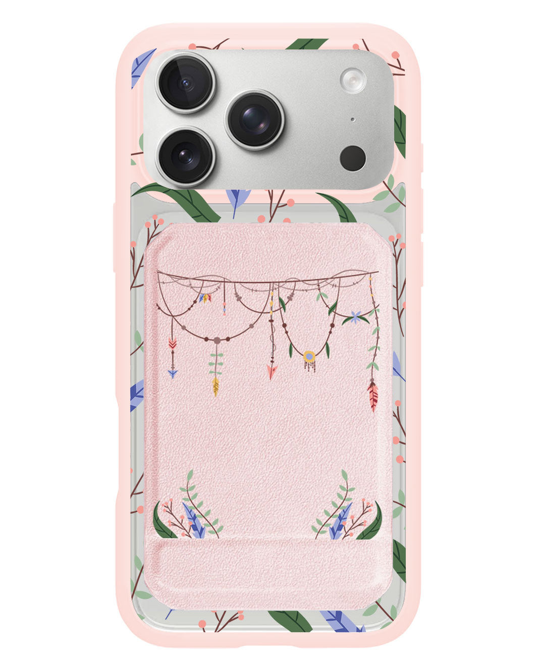 iPhone Magnetic Multifold Wallet - Bohemian